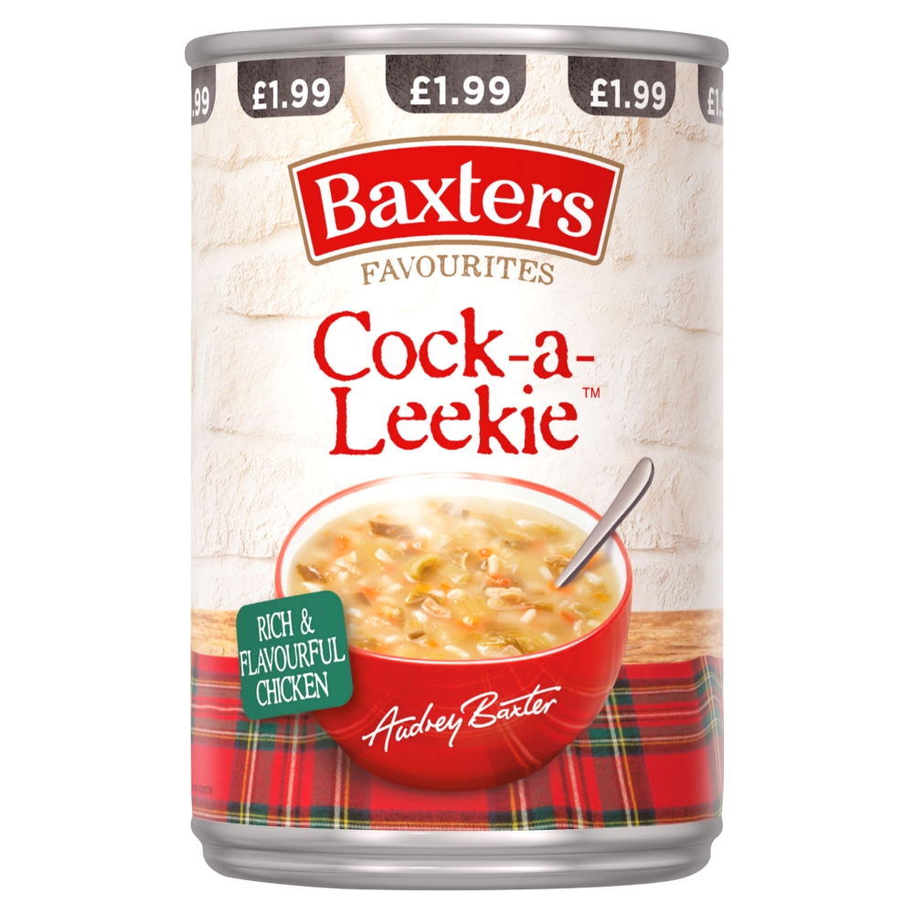 Baxters Cock-a-Leekie Soup PM £1.99