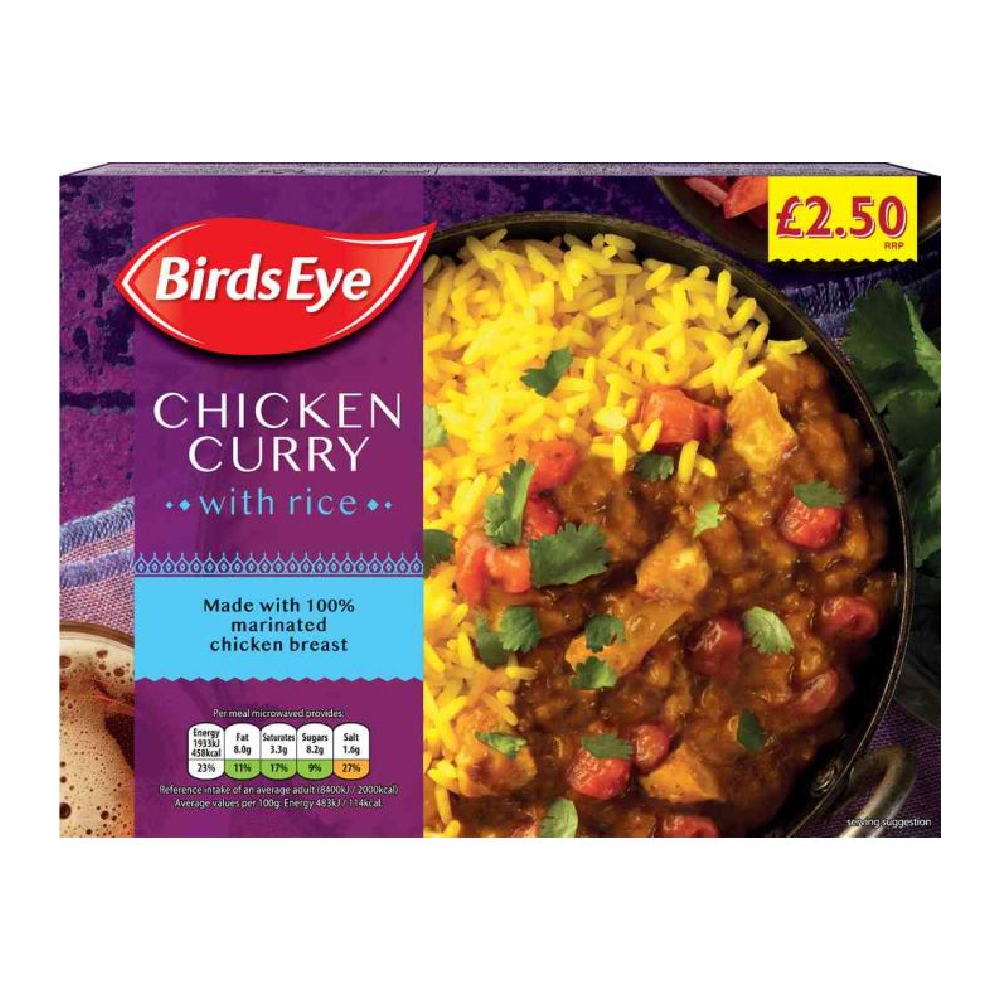Birds Eye Chicken Curry With Rice PM £2.50