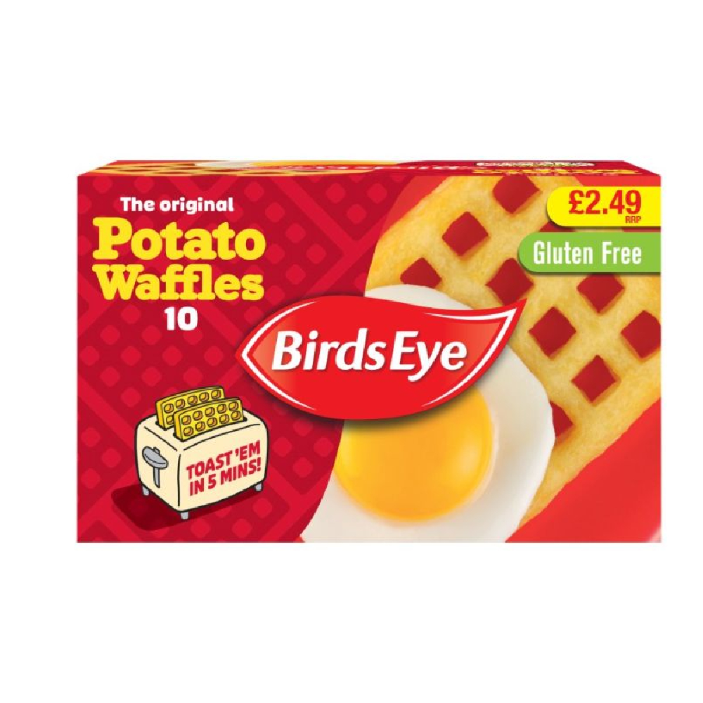Birds Eye Ten Original Potato Waffles PM £2.49