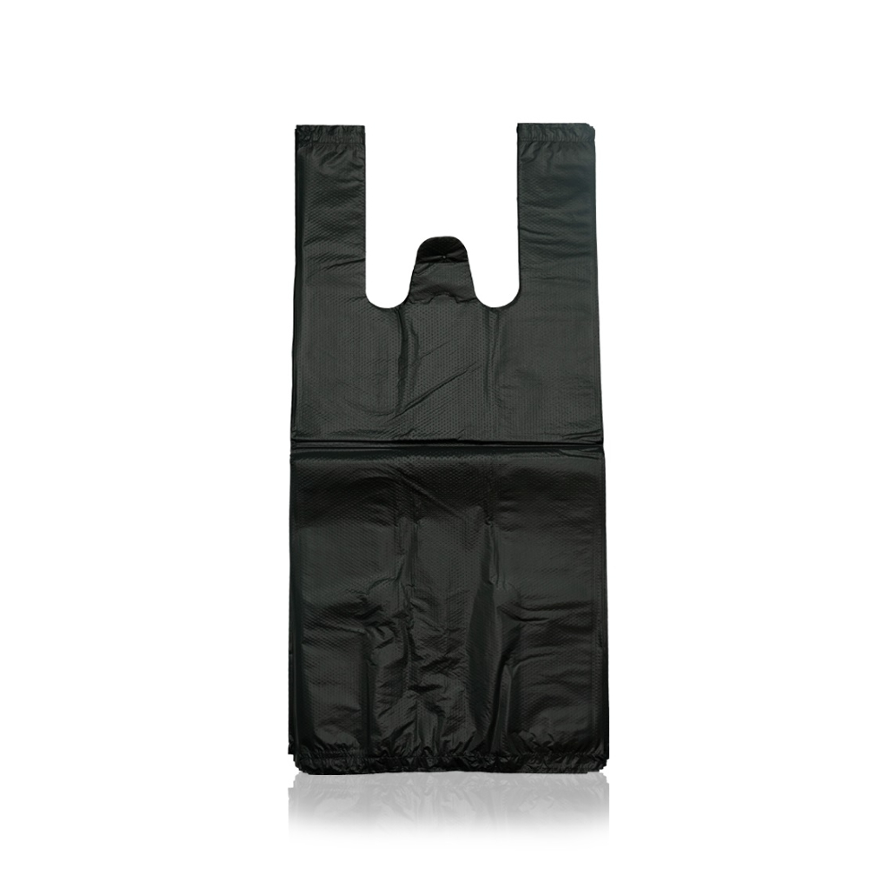 Black Bottle Carrier Bags