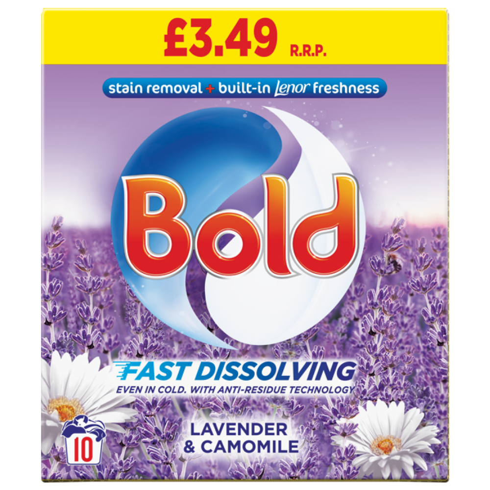 Bold 2 in 1 Lavender and Camomile Washing Powder PM £3.49