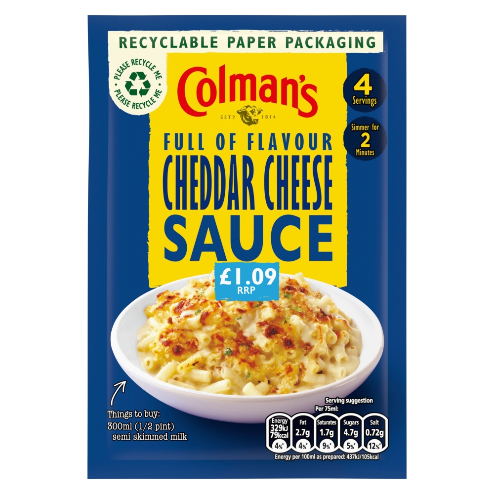 Colmans Cheese Sauce PM £1.09