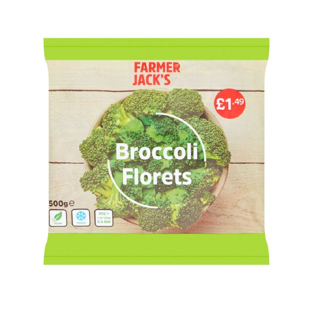 Farmer Jacks Brocolli Florets PM £1.49