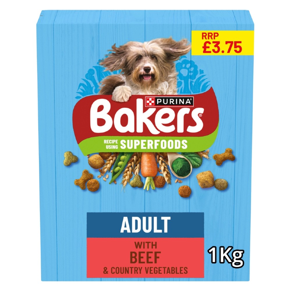 Bakers Adult Dog Food Beef & Vegetables PM £3.75