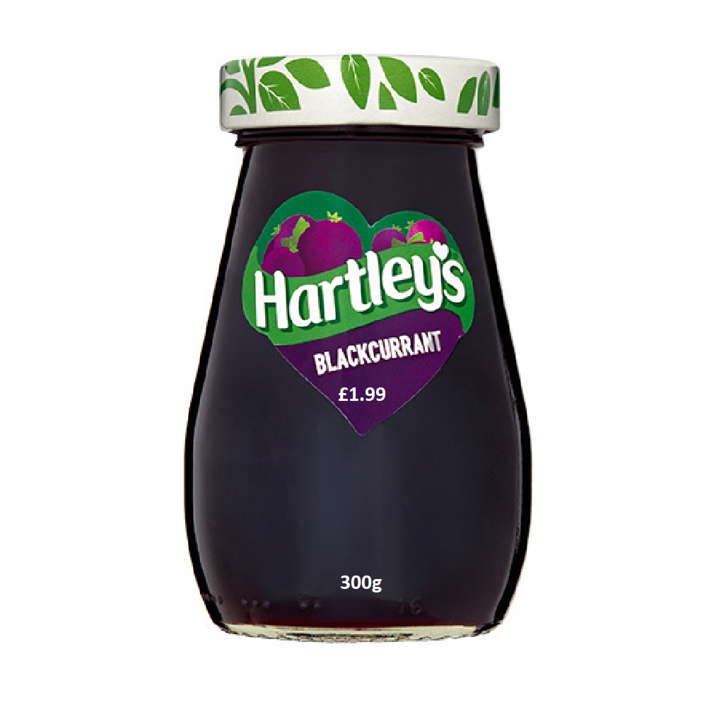 Hartleys Blackcurrant Jam PM £1.99