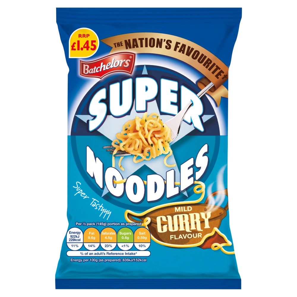 Batchelors Super Noodles Curry PM £1.45