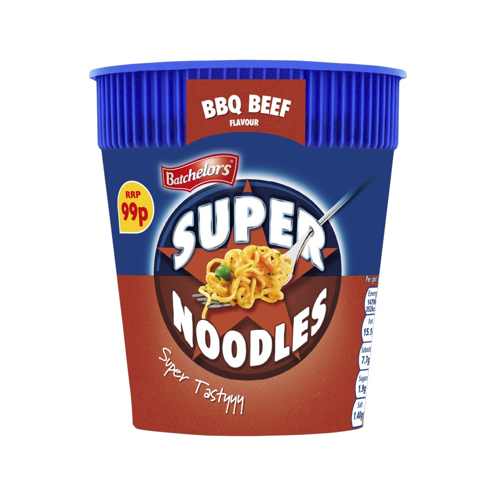 Batchelors Super Noodles Pot Beef PM 99p